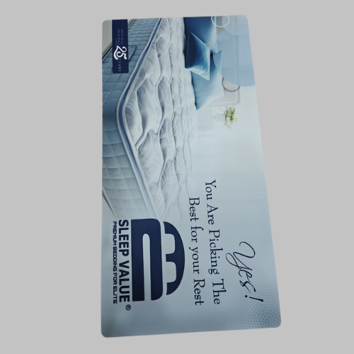 White Color Customized Brand Logo Rubber/ Table Mat