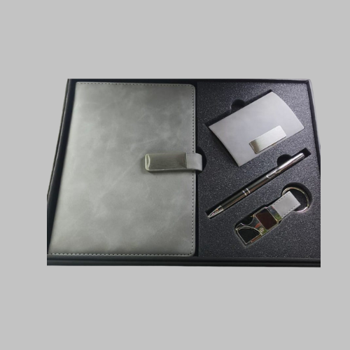 Premium 3-in-1 Diary, Pen & Keychain Gift Set | Elegant Journal and Ball Pen for Office, Business, and Personal Use